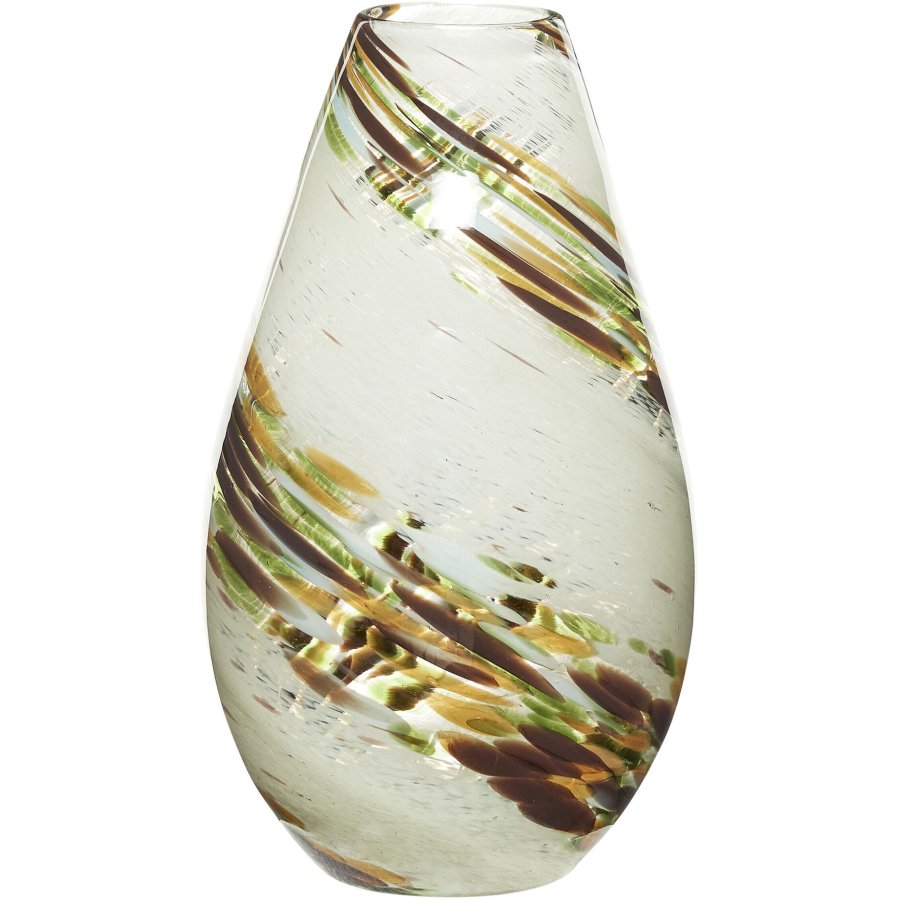 Hbsch Grove Vase H33 cm, Bernstein/Braun/Grn