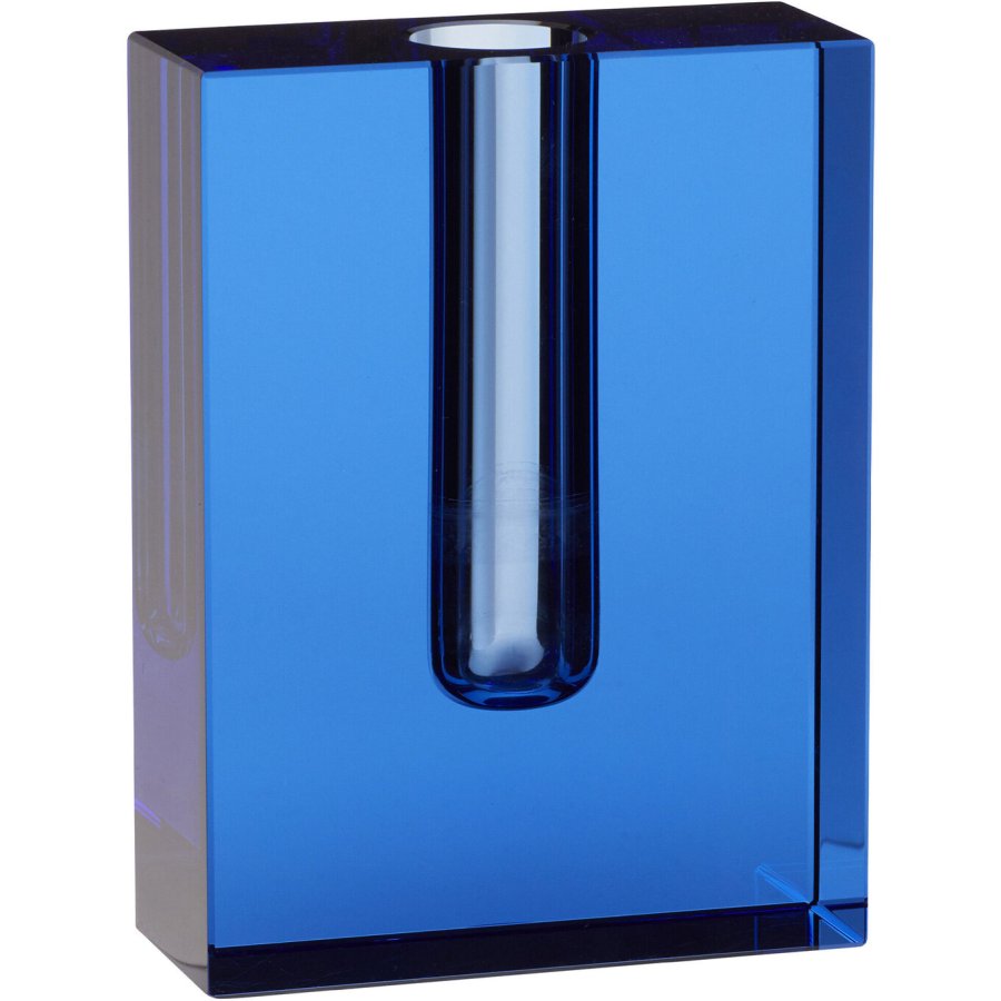 Hbsch Block Vase H16 cm, Blau