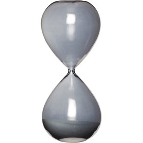 Hübsch TikTik Timeglas H24 cm, Røgfarve