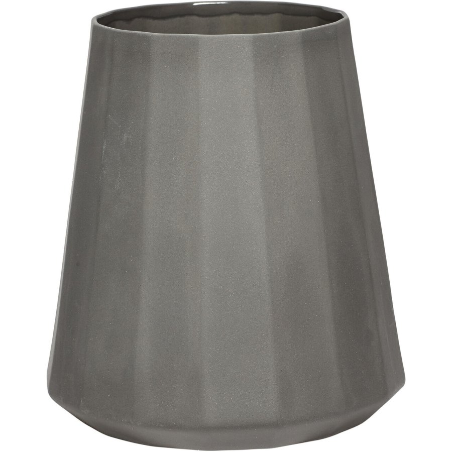 Hbsch Stream Vase H19 cm, Grau