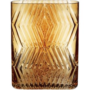 Hübsch Ivy Vase H23 cm, Tekstureret/Rav