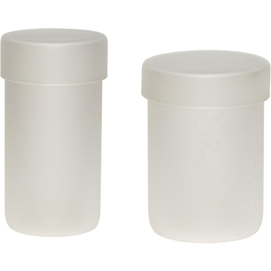 H&uuml;bsch Pop Opbevaringsglas Large 2 stk, Frosted