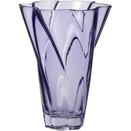 Hübsch Bloom Vase H18 cm, Lilla