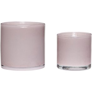 Hbsch Akin Stumpenkerzenhalter 2er Set, Pink