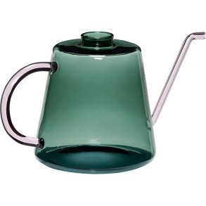 Hübsch Flora Vandkande 1 L, Mrkegrn/Lyserd