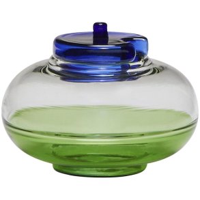 H&uuml;bsch NoRush Sukkersk�l �10 cm, Bl�/Klar/Gr�n