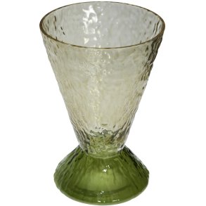 Hübsch Abyss Vase H29 cm, Brun/Mørkegrøn