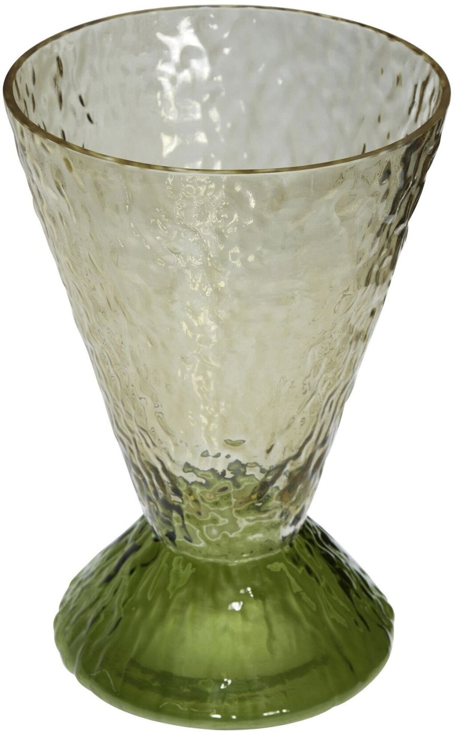 Hbsch Abyss Vase H29 cm, Braun/Dunkelgrn