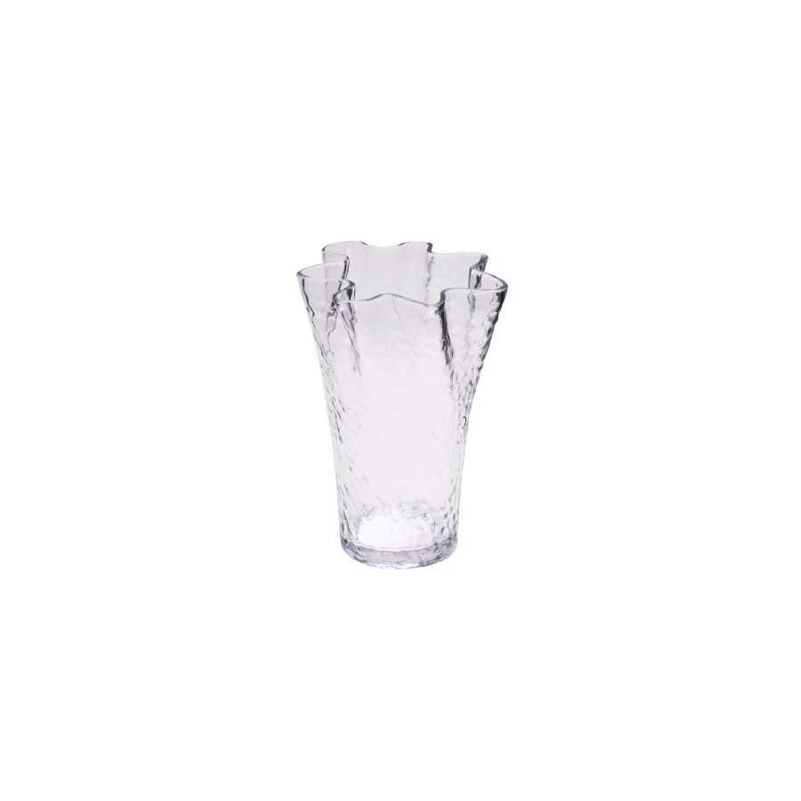 Hbsch Ruffle Vase H30 cm, Strukturiert