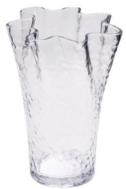 Hbsch Ruffle Vase H30 cm, Strukturiert