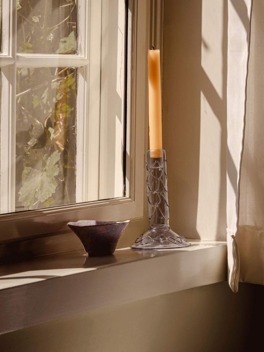 H&uuml;bsch Doodle Lysestage H17 cm, Bl�