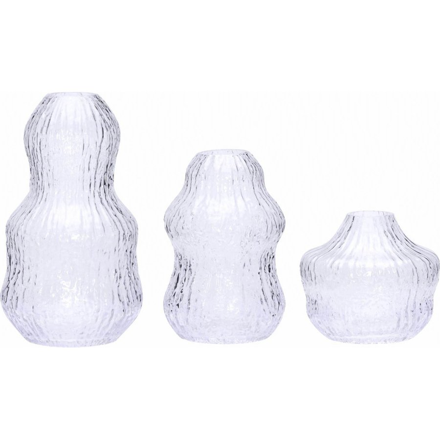 H&uuml;bsch Fuyu Vaser 3 stk, Klar