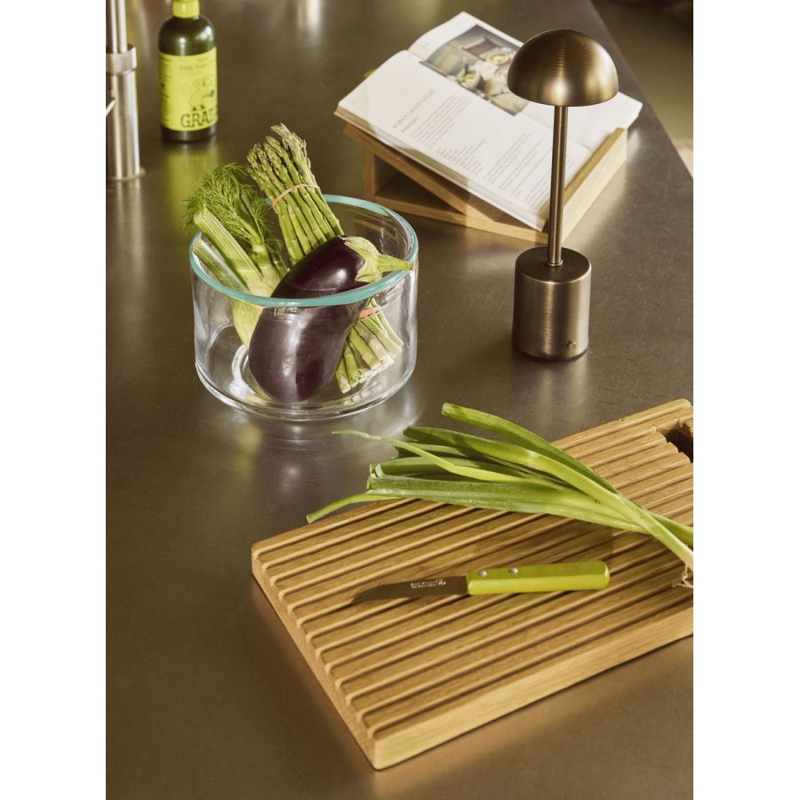 H&uuml;bsch Clea Sk�l �20 cm, Klar/Gr�n