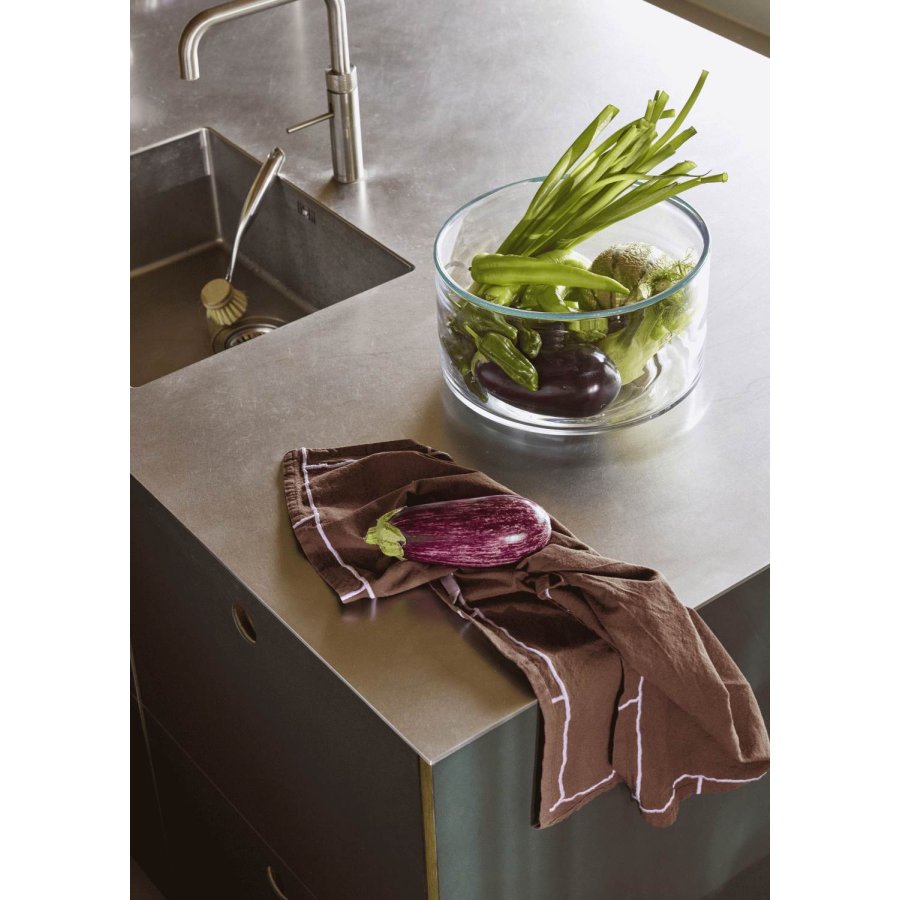 H&uuml;bsch Clea Sk�l �30 cm, Klar/Gr�n