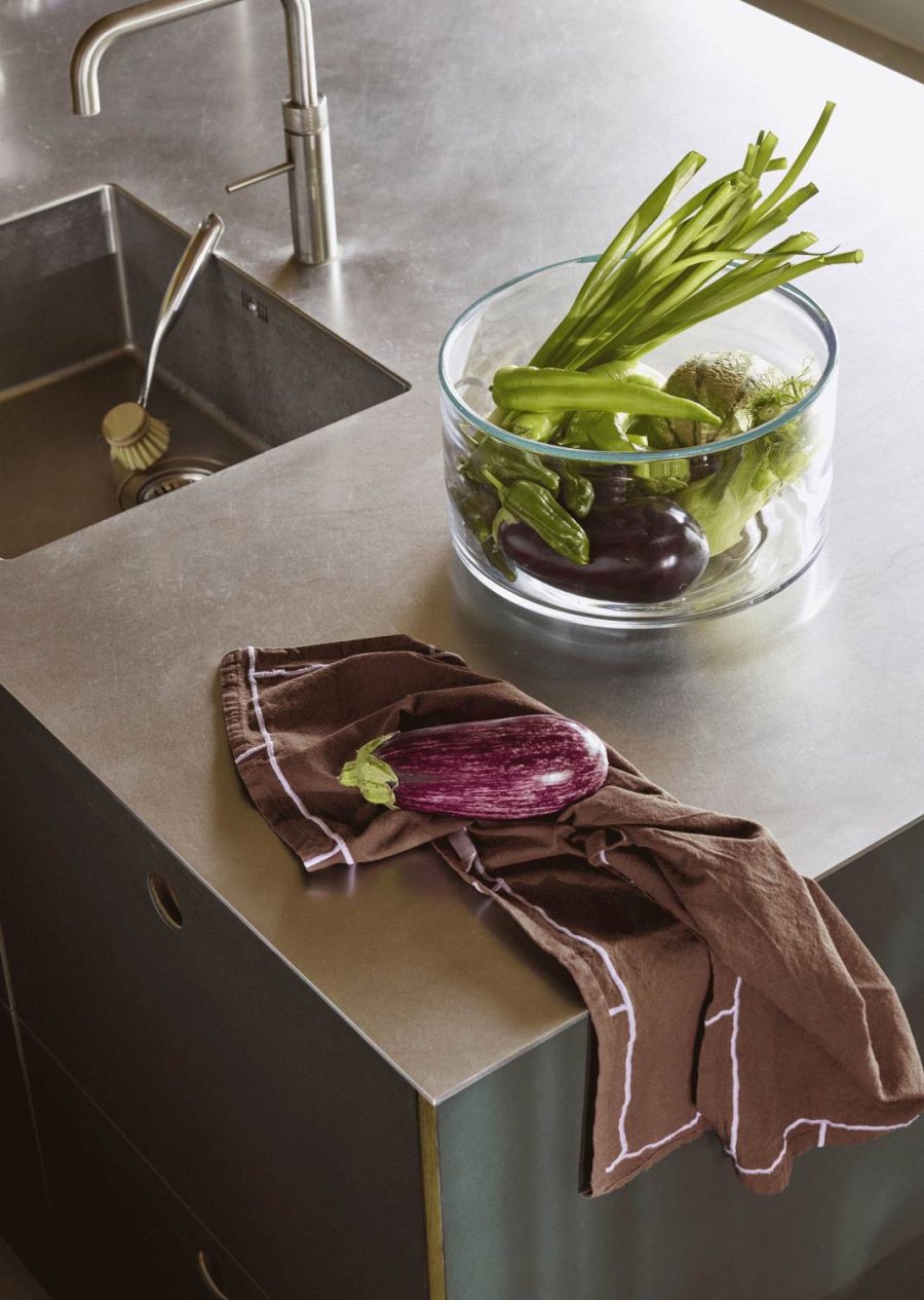 H&uuml;bsch Clea Sk�l �30 cm, Klar/Gr�n