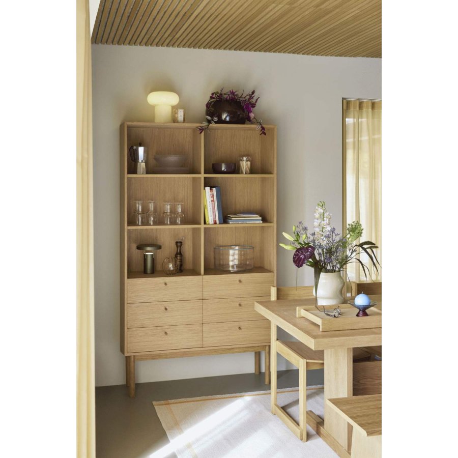 H&uuml;bsch Clea Sk�l �30 cm, Klar/Gr�n