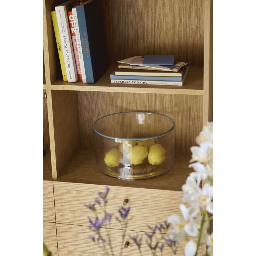 H&uuml;bsch Clea Sk�l �30 cm, Klar/Gr�n