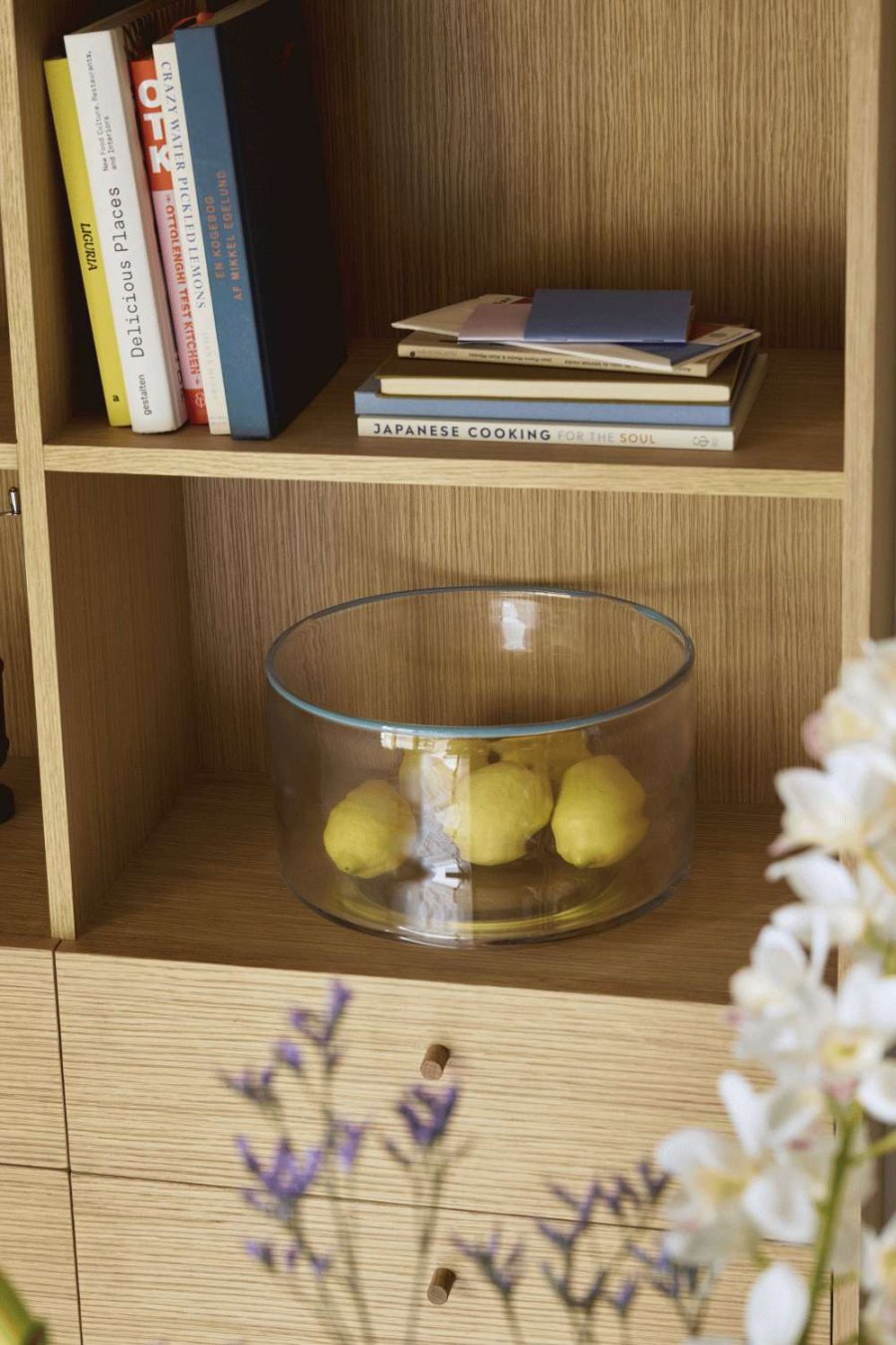 H&uuml;bsch Clea Sk�l �30 cm, Klar/Gr�n