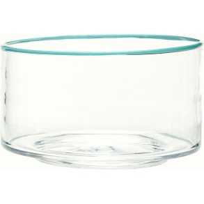 H&uuml;bsch Clea Sk�l �30 cm, Klar/Gr�n