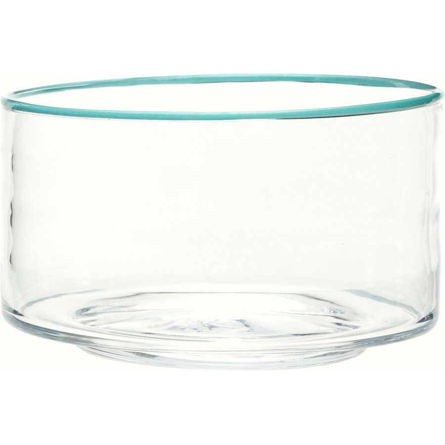 H&uuml;bsch Clea Sk�l �30 cm, Klar/Gr�n