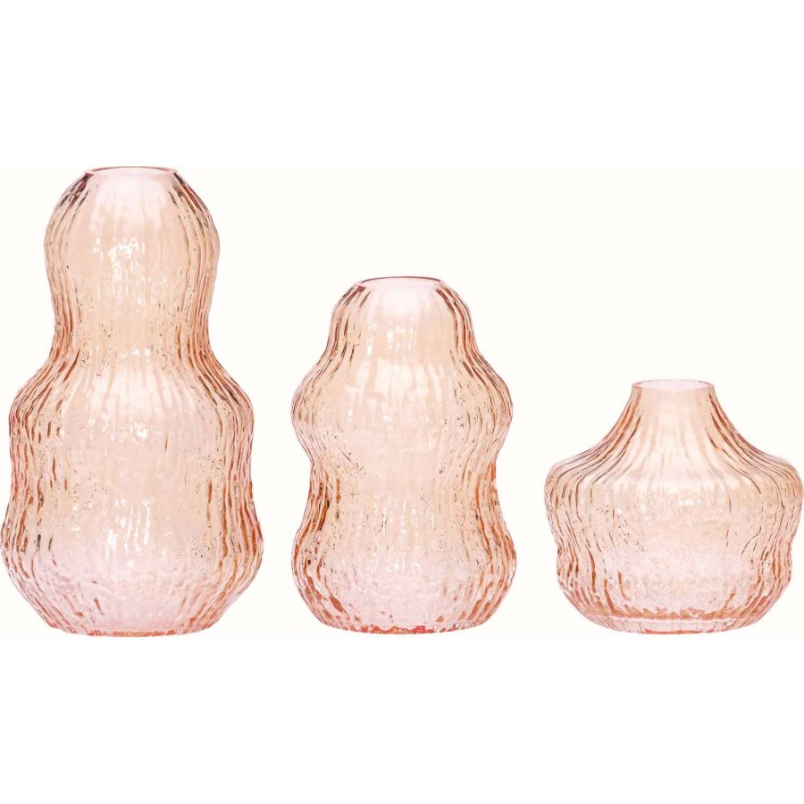 H&uuml;bsch Fuyu Vaser 3 stk, Orange