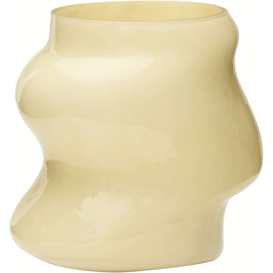 H&uuml;bsch Lote Vase H20 cm, Sand