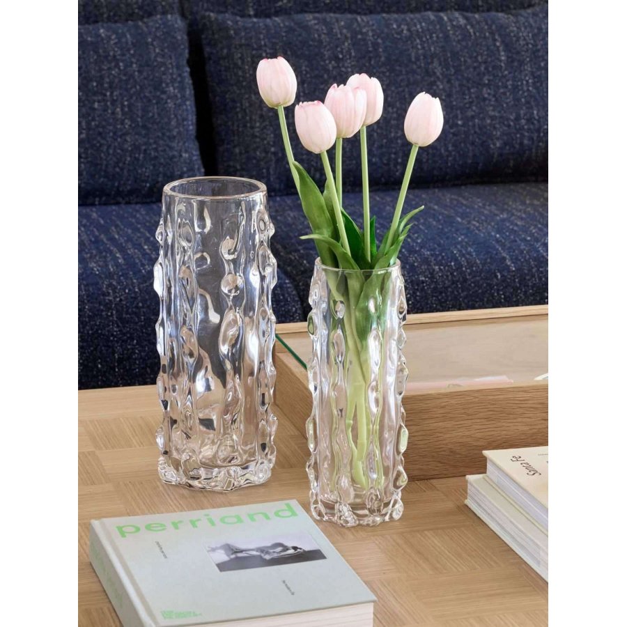 H&uuml;bsch Kawa Vase 2 stk, Klar