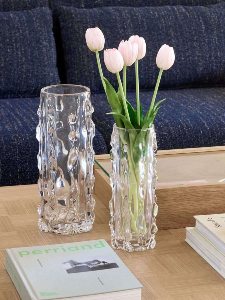 H&uuml;bsch Kawa Vase 2 stk, Klar