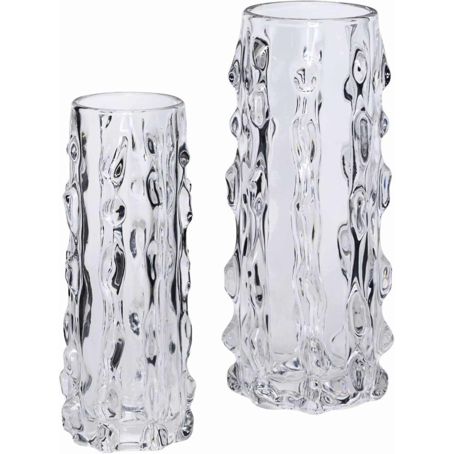 H&uuml;bsch Kawa Vase 2 stk, Klar
