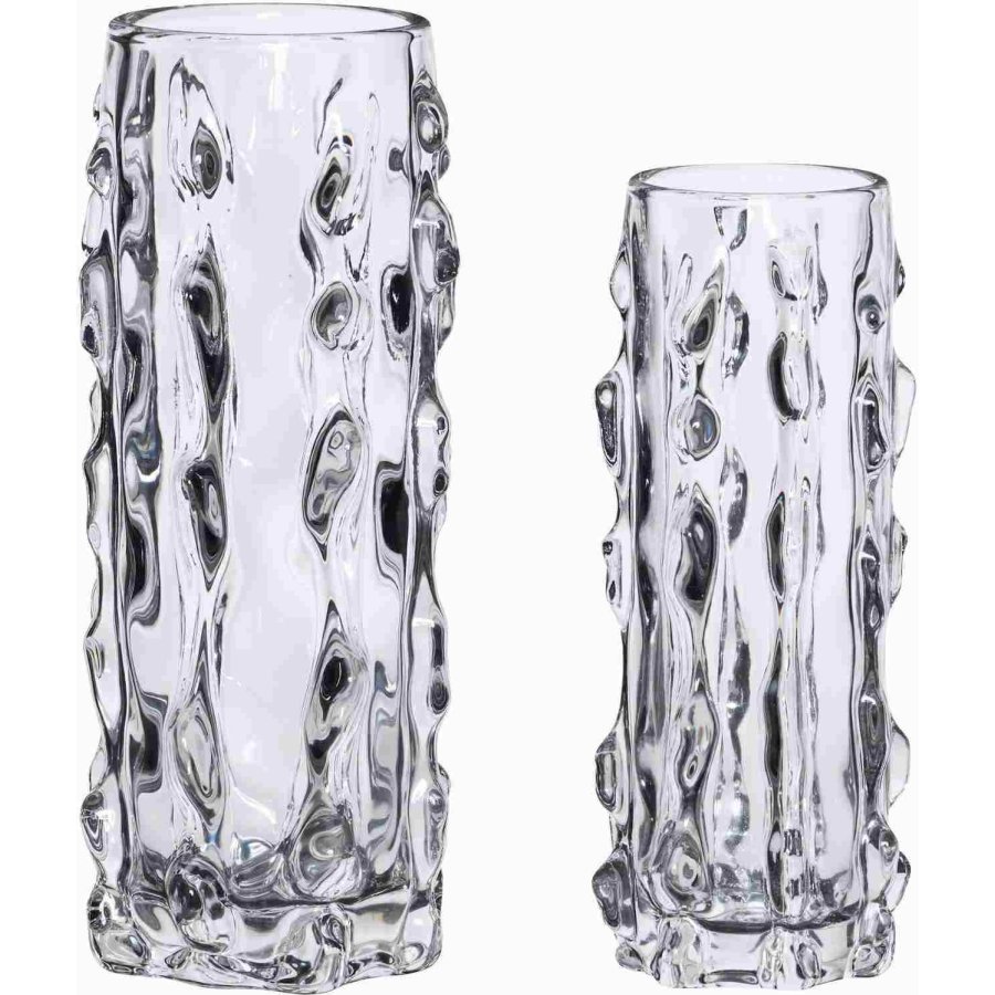 H&uuml;bsch Kawa Vase 2 stk, Klar