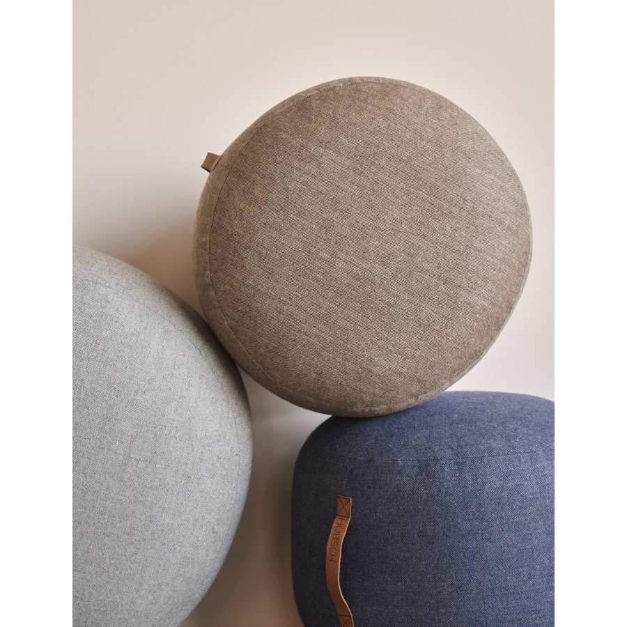 Hbsch Mochi Pouf 50 cm, Braun