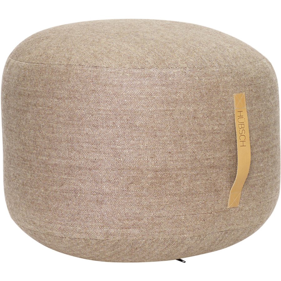 Hbsch Mochi Pouf 50 cm, Braun