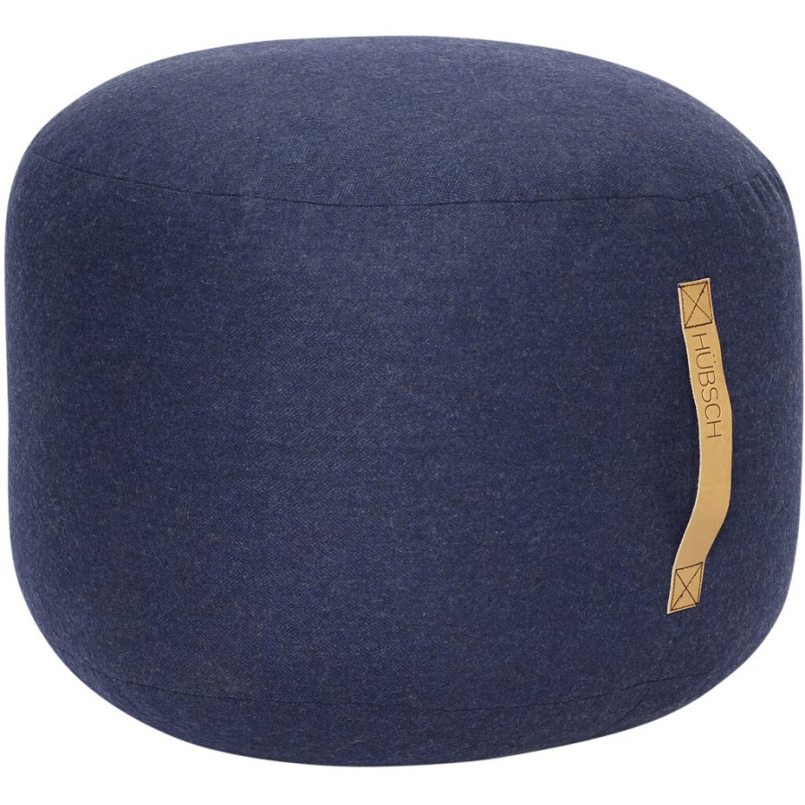 Hbsch Mochi Pouf 50 cm, Blau