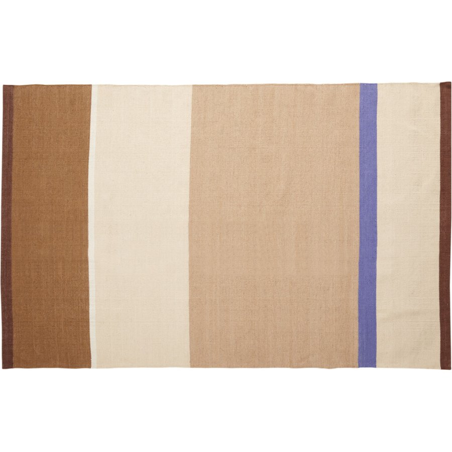 Hübsch Desert Tppe 120x180 cm, Beige/Bl/Rdbrun/Sand