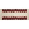 Hbsch Key Teppich 80x200 cm, Rot/Beige