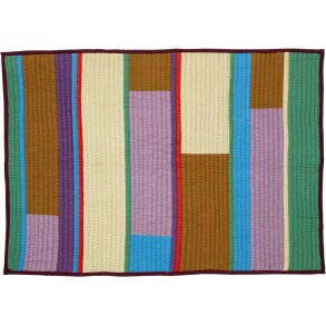 Hübsch Pavilion Plaid 140x200 cm, Lilla/Multicolour