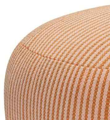 Hübsch Mochi Puf 75 cm, Beige/Orange/Sand