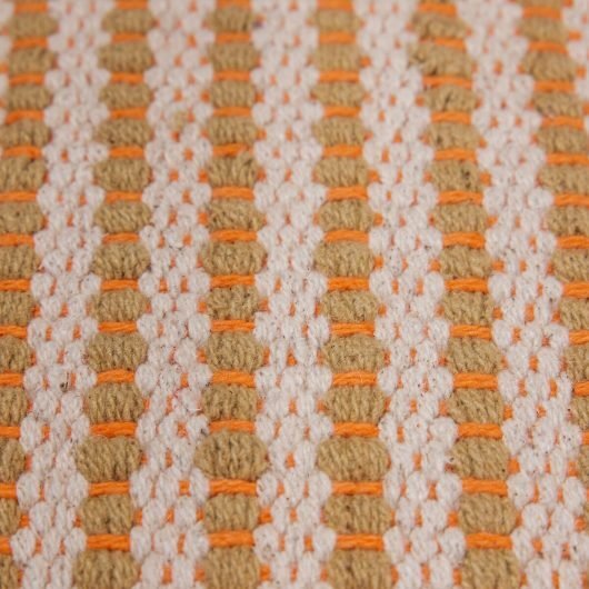 Hübsch Mochi Puf 75 cm, Beige/Orange/Sand