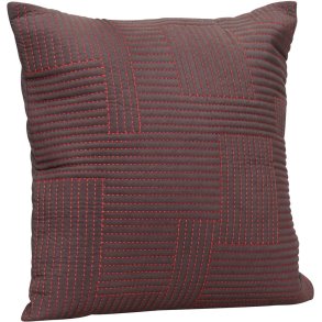 Hübsch Floy Pude 60x60 cm, Brun/Rd