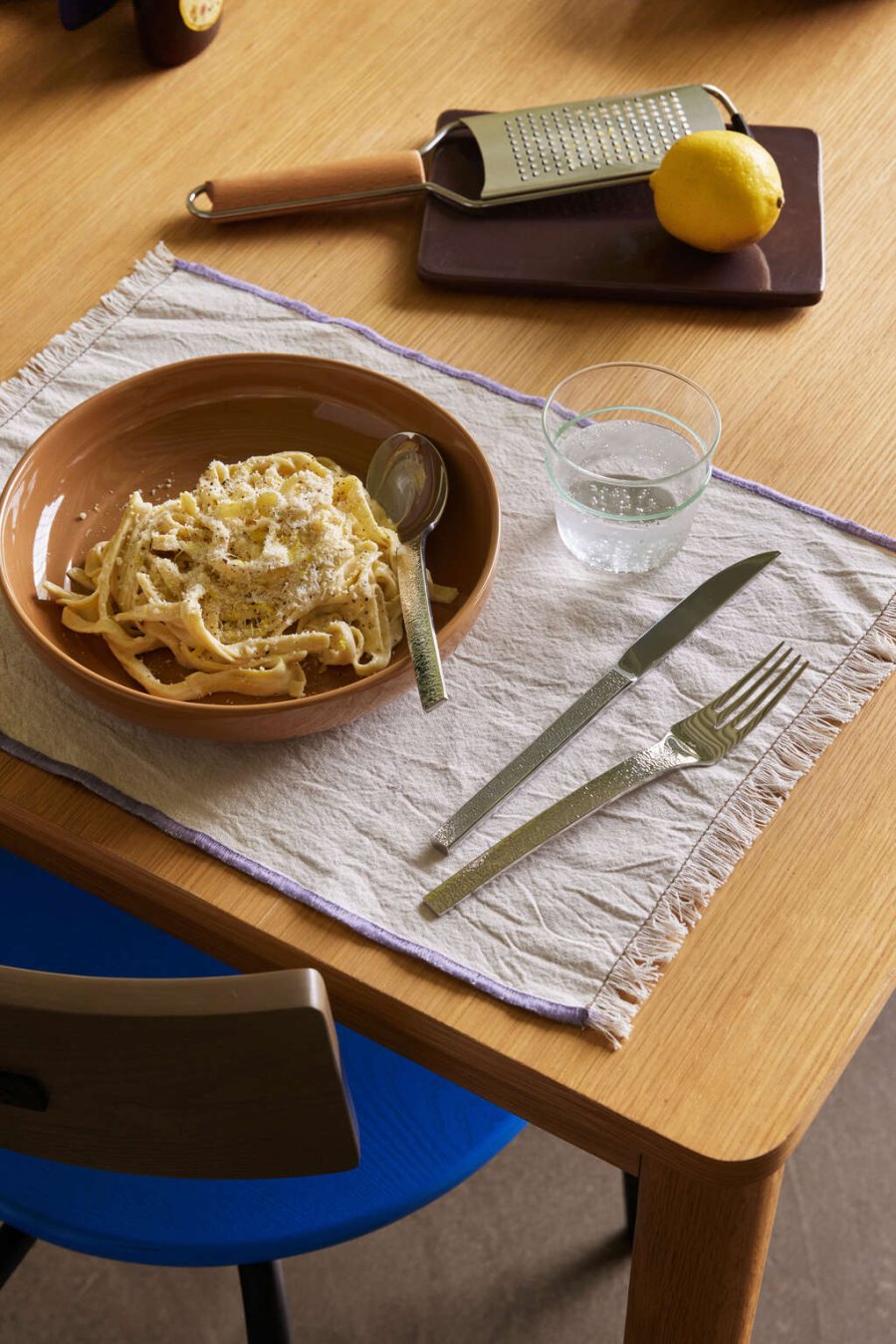 H&uuml;bsch Sera D�kkeserviet/Serviet 31x48 cm, Lavendel/Sand