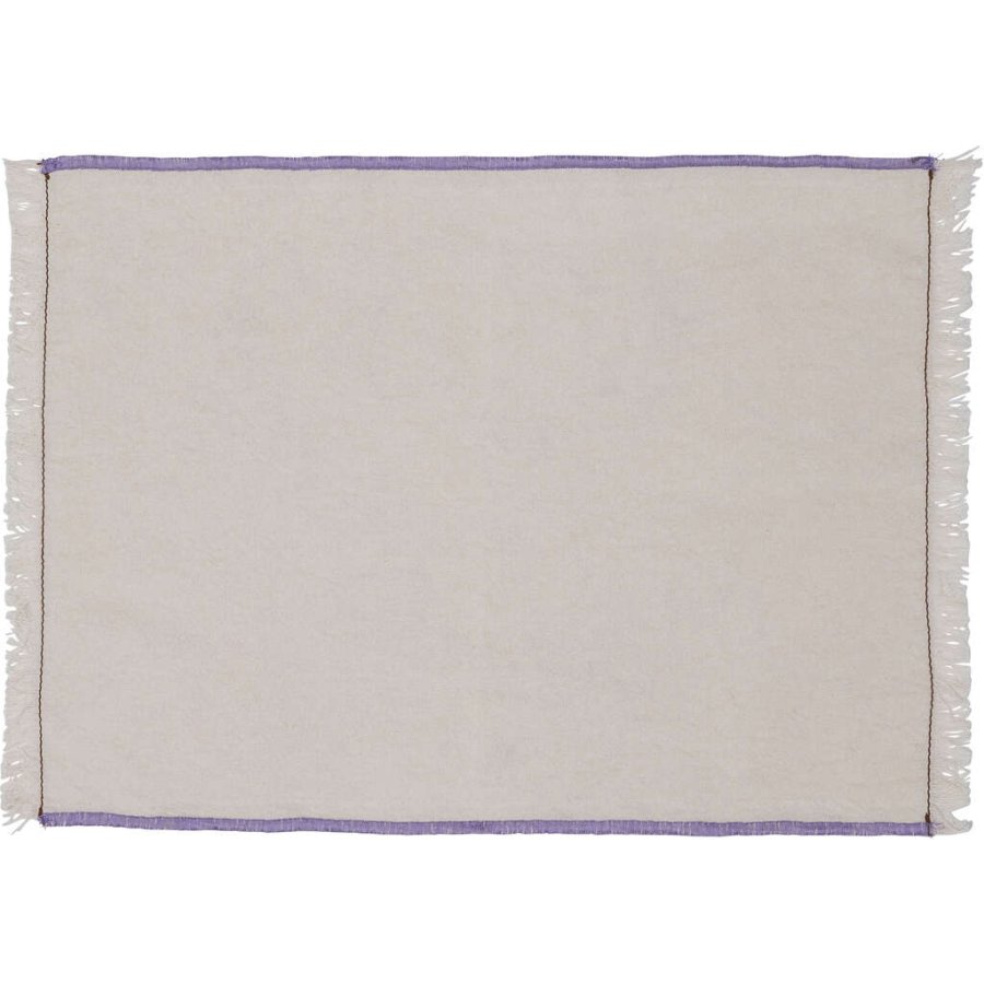 H&uuml;bsch Sera D�kkeserviet/Serviet 31x48 cm, Lavendel/Sand