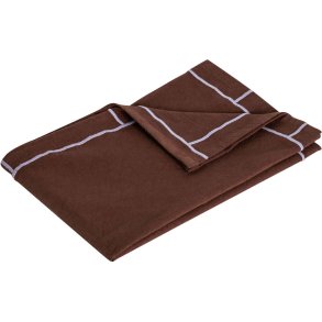 Hübsch Easypeasy Viskestykke 60x80 cm, Brun/Lilla