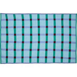 H&uuml;bsch Tento Decke 140x200 cm, Blau/Gr&uuml;n