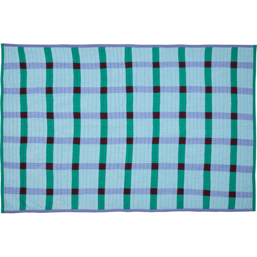 H&uuml;bsch Tento Decke 140x200 cm, Blau/Gr&uuml;n