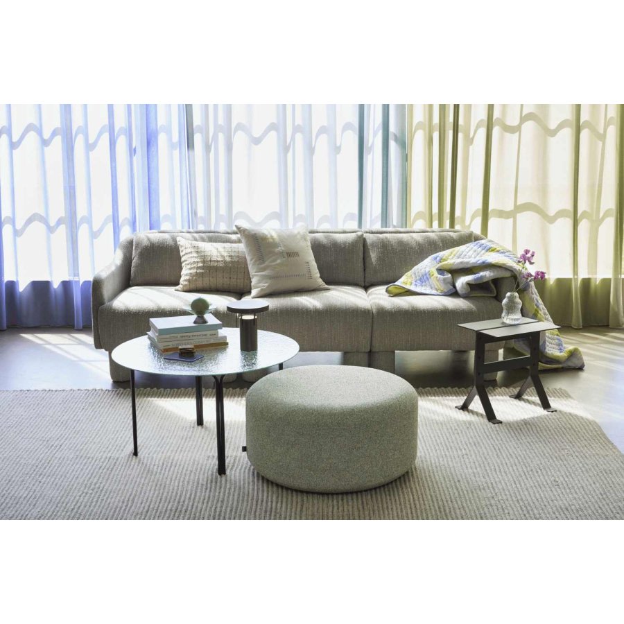 H&uuml;bsch Tento Decke 140x200 cm, Grau/Gelb