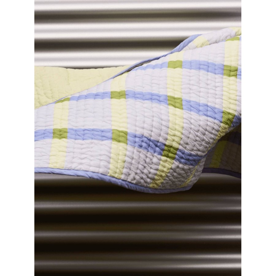 H&uuml;bsch Tento Decke 140x200 cm, Grau/Gelb