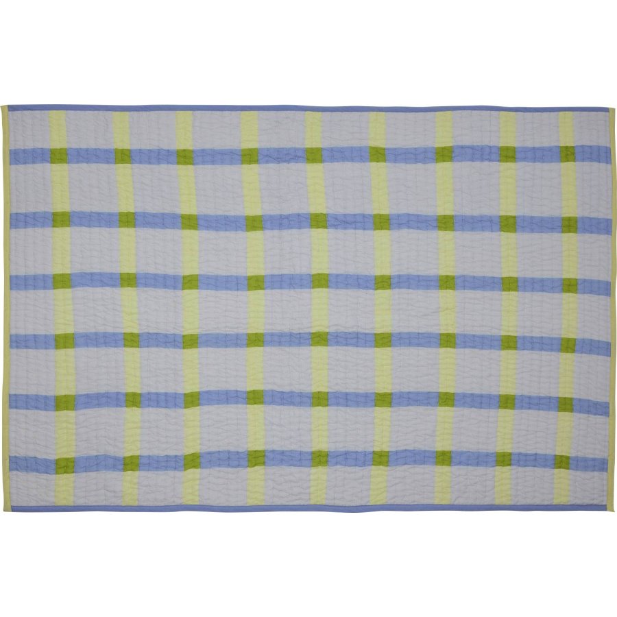 H&uuml;bsch Tento Decke 140x200 cm, Grau/Gelb