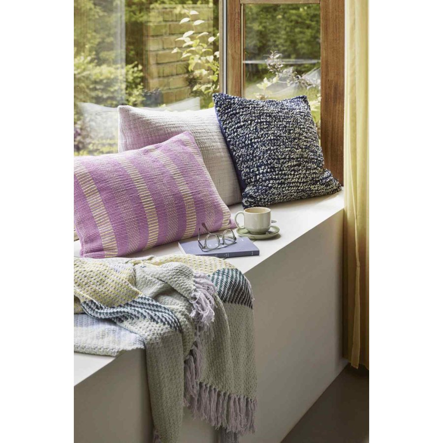 H&uuml;bsch Morph Kissen 40x60 cm, Rosa/Gelb