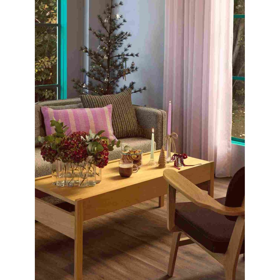 H&uuml;bsch Morph Kissen 40x60 cm, Rosa/Gelb