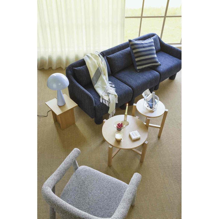 H&uuml;bsch Morph Kissen 60x60 cm, Hellblau